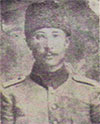 A photograph of Lieutenant Mehmet Fevzi in military uniform